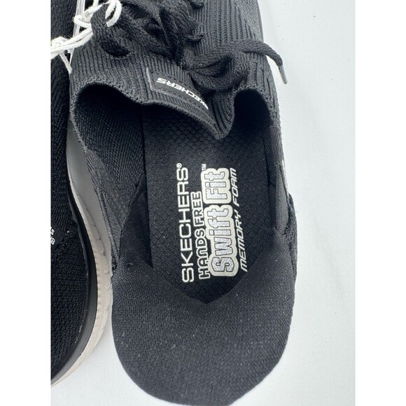 New Skechers Women Black Virtue Swift Fit Sneaker Hands Free Memory Foam 10 main image 9